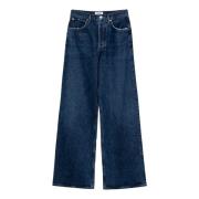 Agolde Flared Jeans Blue, Dam