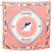 Chanel Vintage Pre-owned Silke sjalar Multicolor, Dam