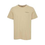 Blend Casual Regular Fit T-shirt Beige, Herr