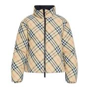 Burberry Vändbar jacka Beige, Dam