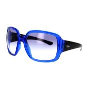 Ray-Ban Fyrkantiga Oversized Solglasögon Powderhorn Rb4347 Blue, Unise...