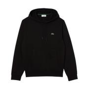 Lacoste Svart Krokodil Hoodie Aw24 Black, Herr