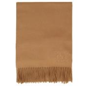 Max Mara Kamel Foulard Halsduk Brown, Dam