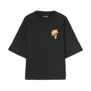 Palm Angels Svarta T-shirts Polos för män Black, Herr