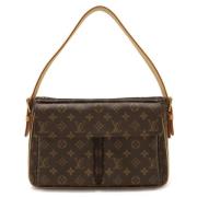 Louis Vuitton Vintage Pre-owned Canvas axelremsvskor Brown, Dam