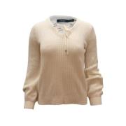 Ralph Lauren Pre-owned Pre-owned Bomull toppar Beige, Dam