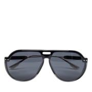 Dior Vintage Pre-owned Acetat solglasgon Black, Dam