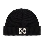 Off White Keps med broderat logotyp Black, Dam