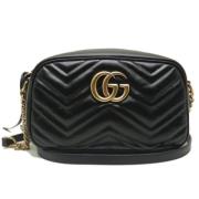 Gucci Vintage Pre-owned Laeder axelremsvskor Black, Dam