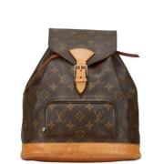 Louis Vuitton Vintage Pre-owned Plast ryggsckar Brown, Dam