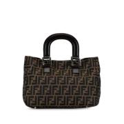 Fendi Vintage Pre-owned Canvas fendi-vskor Brown, Dam