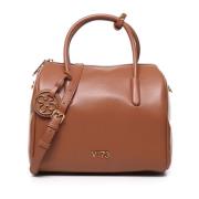 V73 Läder Grazia Trunk Väska med Handtag Brown, Dam