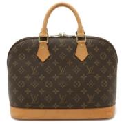 Louis Vuitton Vintage Pre-owned Canvas handvskor Brown, Dam