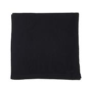 Fay Svart Cashmere Plain Stitch Halsduk Black, Dam