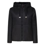 Max Mara Svarta Cube Kappor Flinn Kort Vadderad Black, Dam