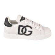 Dolce & Gabbana Vita låga sneakers panel design White, Dam