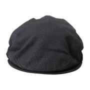 Dolce & Gabbana Grå Bomull Newsboy Cap Stilfull Ikonisk Gray, Herr