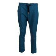 Dolce & Gabbana Stiliga Casual Chinos Byxor Blue, Herr