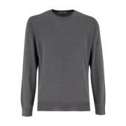 Mauro Ottaviani Elegant Crew Neck Sweater Gray, Herr