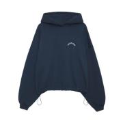 Anine Bing Marinblå Lucy Hoodie Blue, Dam