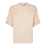 Burberry Bomull Rundhals T-shirt Korta ärmar Beige, Herr