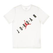 Jordan Stretch Crew Herr T-shirt Vit/Svart/Röd White, Herr