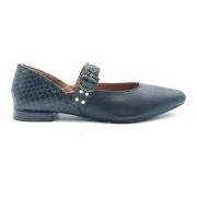 Gioseppo Svarta platta ballerinaskor Black, Dam