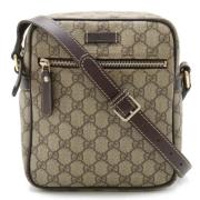 Gucci Vintage Pre-owned Plast axelremsvskor Beige, Dam