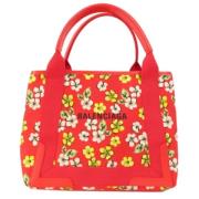 Balenciaga Vintage Pre-owned Canvas totevskor Red, Dam