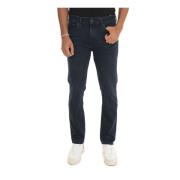 Boss Slim-Fit Denim Jeans med 5 Fickor Blue, Herr