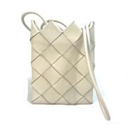 Bottega Veneta Vintage Pre-owned Laeder axelremsvskor White, Dam