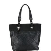 Chanel Vintage Pre-owned Canvas totevskor Black, Dam