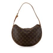 Louis Vuitton Vintage Pre-owned Canvas axelremsvskor Brown, Dam