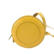 Bvlgari Vintage Pre-owned Laeder axelremsvskor Yellow, Dam