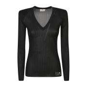 Elisabetta Franchi Svart Sweatshirt Aw24 Damkläder Black, Dam