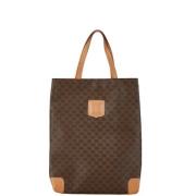 Celine Vintage Pre-owned Plast handvskor Brown, Dam