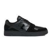 Calvin Klein Läder Sneakers - Svart Black, Herr