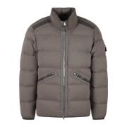 Stone Island Nylon Dunjacka Fw24 Regular Fit Gray, Herr