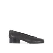 Maison Margiela Svarta Tabi Ballerina Platta Skor Black, Dam