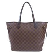 Louis Vuitton Vintage Pre-owned Tyg axelremsvskor Brown, Dam