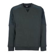 PS By Paul Smith Grön Crew Neck Sweatshirt Aw24 Green, Herr