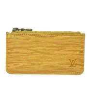 Louis Vuitton Vintage Pre-owned Laeder plnbcker Yellow, Dam