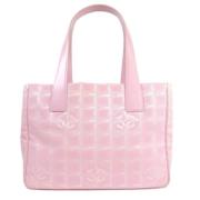 Chanel Vintage Pre-owned Nylon axelremsvskor Pink, Dam