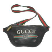 Gucci Vintage Pre-owned Laeder gucci-vskor Black, Unisex