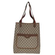 Gucci Vintage Pre-owned Canvas gucci-vskor Beige, Dam