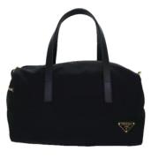 Prada Vintage Pre-owned Tyg prada-vskor Black, Dam