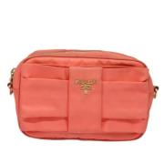 Prada Vintage Pre-owned Tyg prada-vskor Orange, Dam