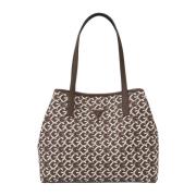 Guess Vikky II 2-i-1 Tote Brun Multi Brown, Dam