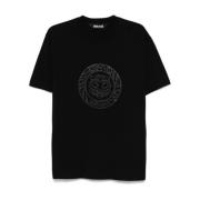 Just Cavalli Svarta T-shirts och Polos ***cv Black, Herr