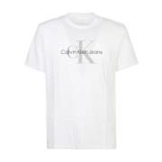 Calvin Klein Jeans Vita T-shirts och Polos White, Herr